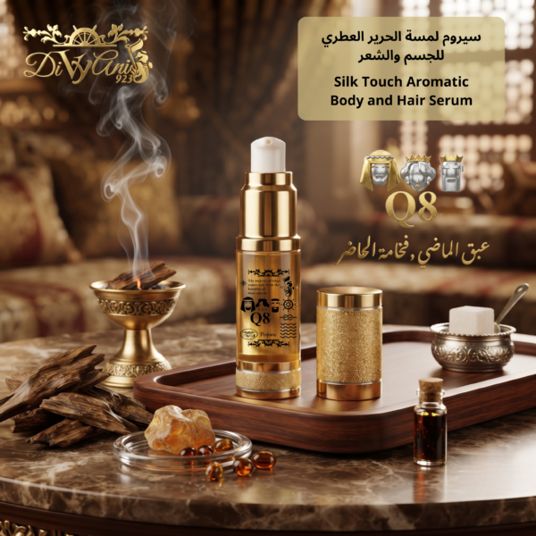 سيروم لمسة الحرير العطري للجسم والشعر - Q8